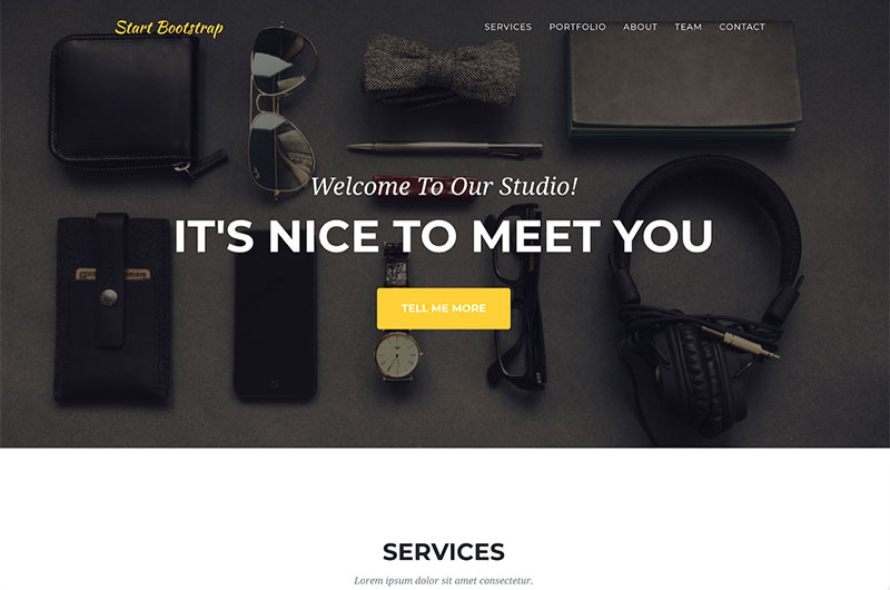 Studio/Agency Theme Website
