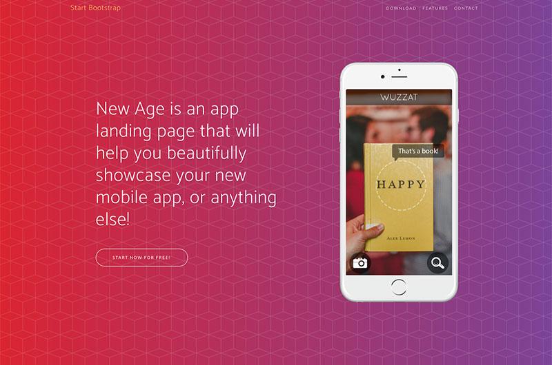 App Landing Page Theme Website