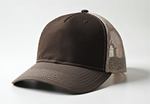 Brown mesh back cap, classic mesh ballcaps