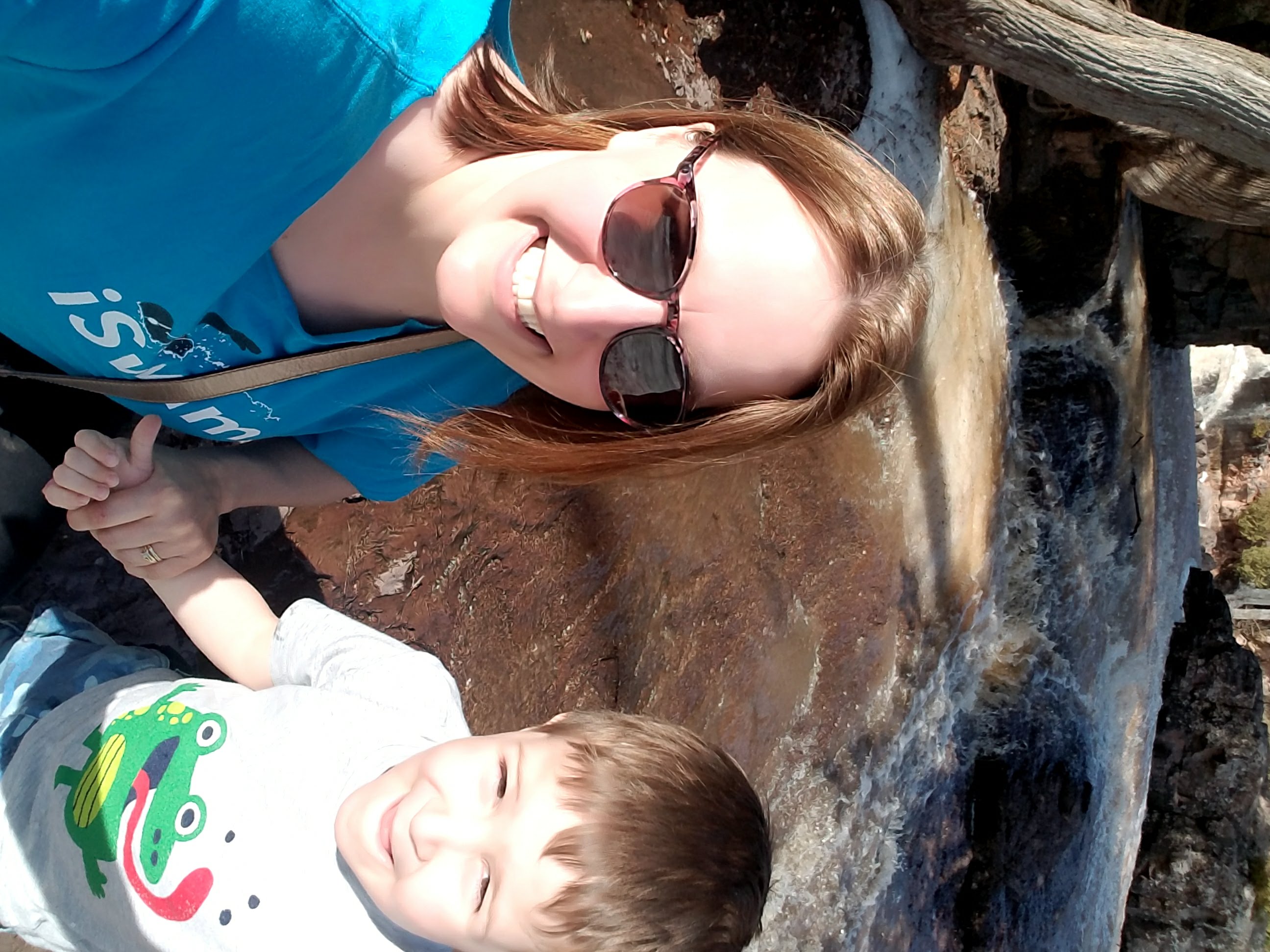 A photo representing my love of travel - here at Gooseberry Falls