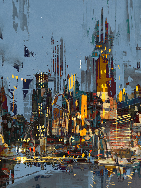 Vertical gallery artwork