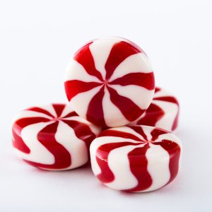 White Stripes Peppermints