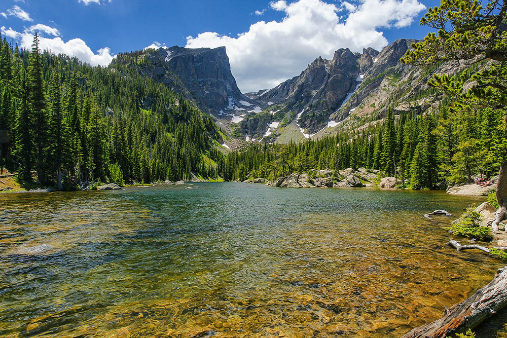 Dream Lake in Rocky Mountain National Park in Colorado, United States