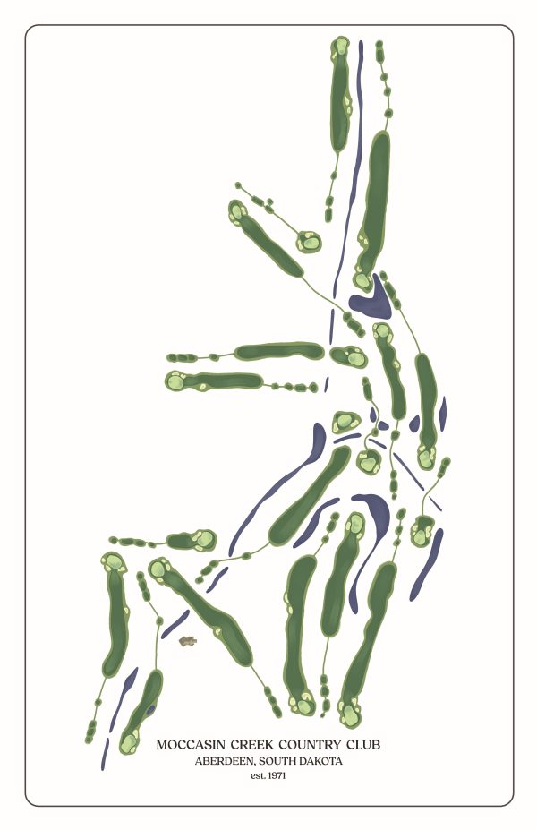 Custom Golf Course Map